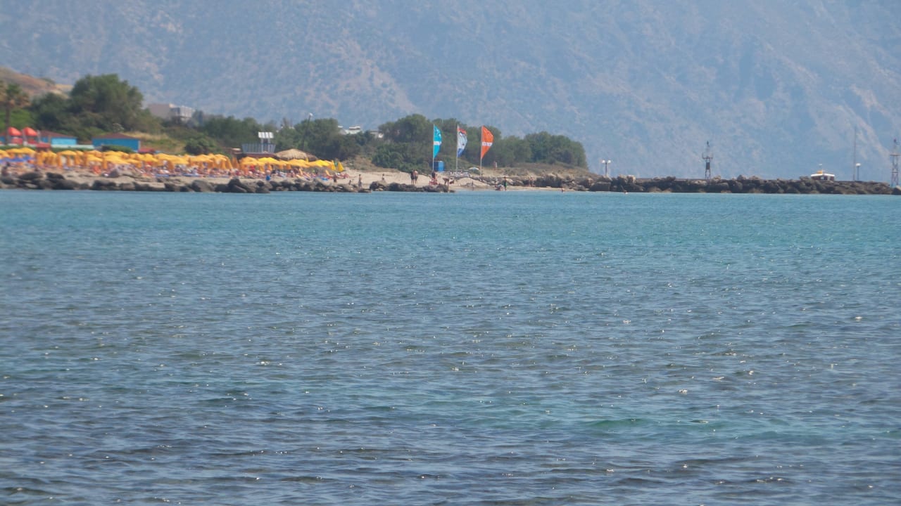 Strandansicht Porto Bello Beach