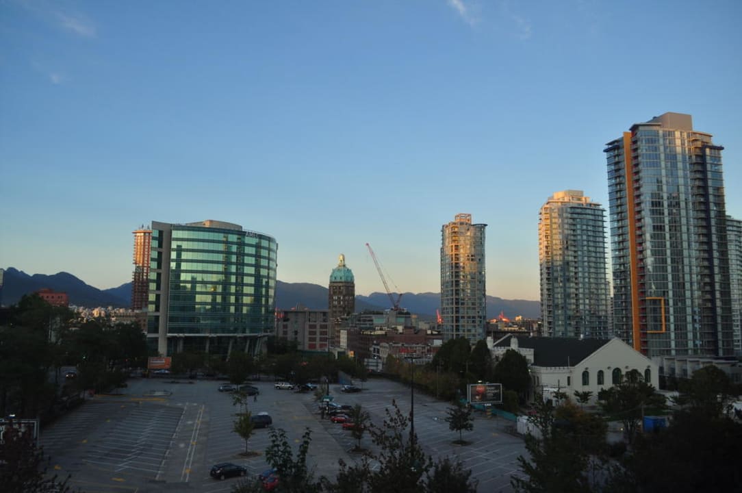 Blick aus dem Zimmer Sandman Hotel Vancouver City Centre