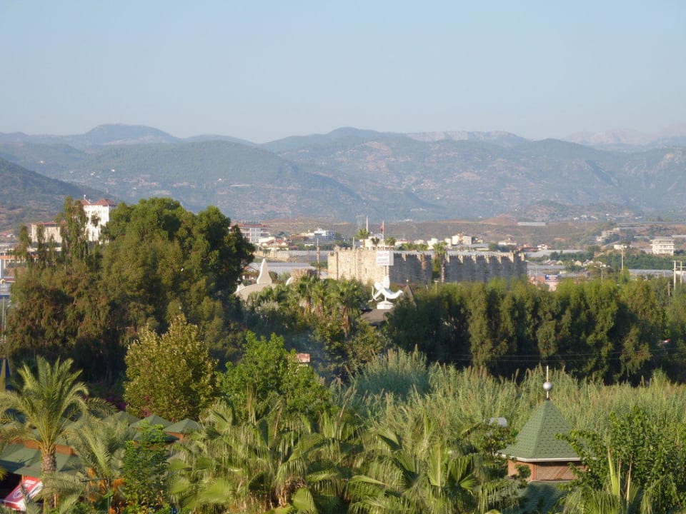 Blick vom Balkon auf Konakli Saphir Hotel & Villas