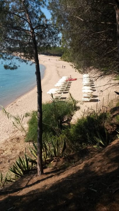 Blick auf den Strand Hotel Lanthia Resort