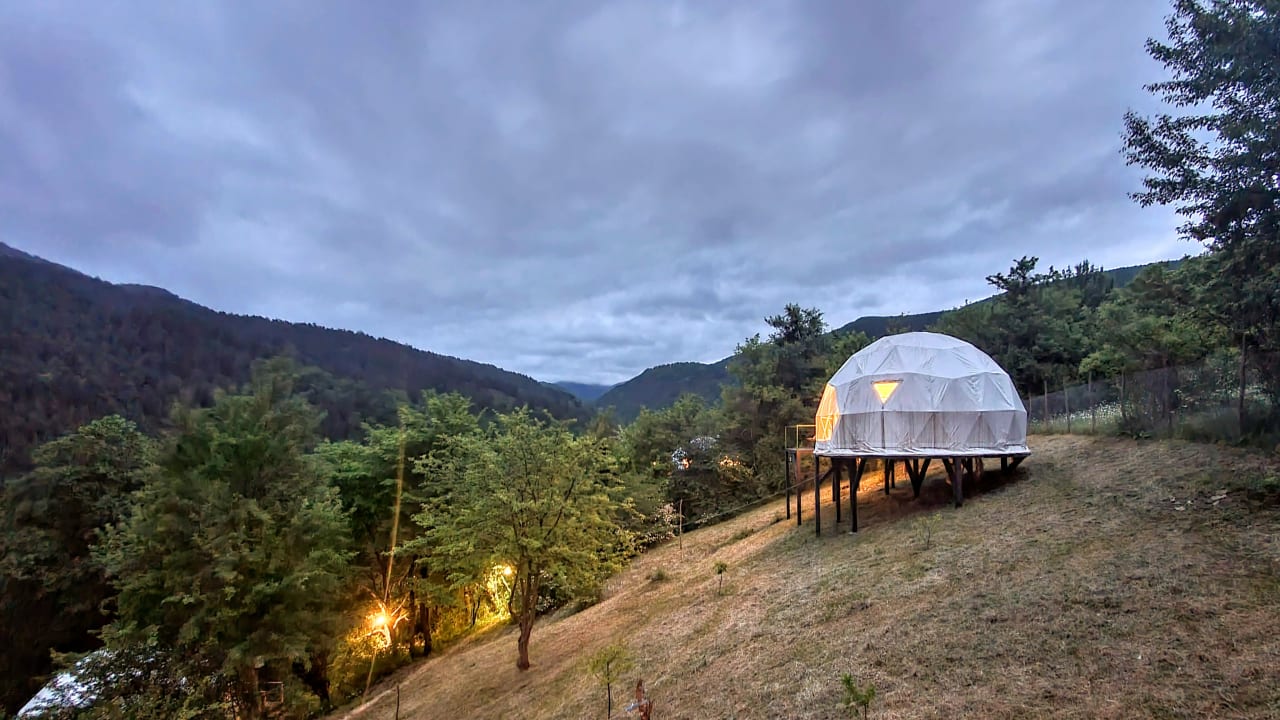 Außenansicht Glamping Georgia Krikhi