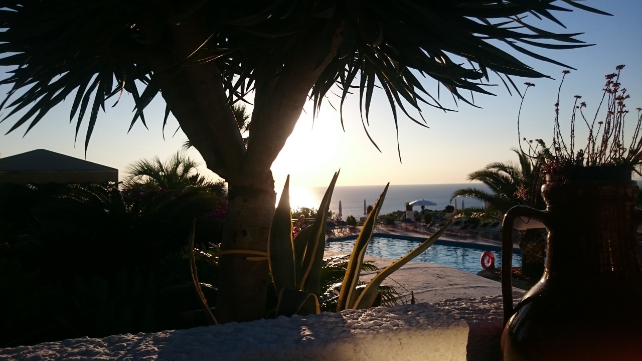 Blick von der Terrasse Hotel Paradiso Terme Resort & SPA