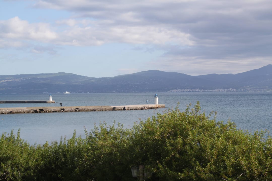 Blick auf´s Festland Hotel Negroponte Resort Eretria