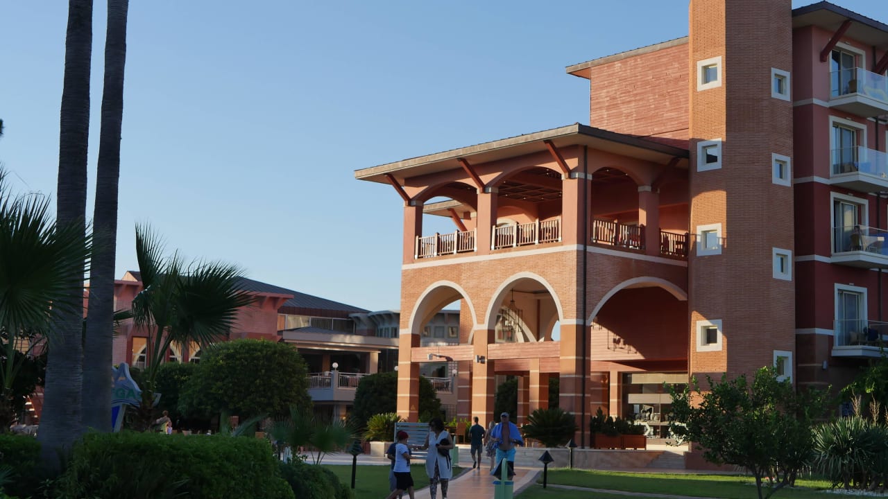 Teil des Hauptgebäudes Megasaray Club Belek