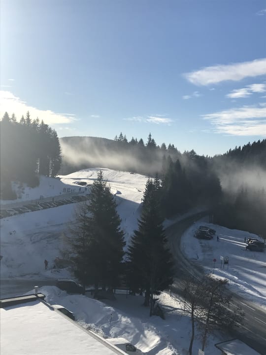 Ausblick Waldhotel am Notschreipass