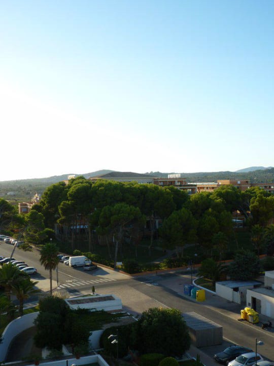Aussicht zur Straße hin Hipotels Hipocampo Playa