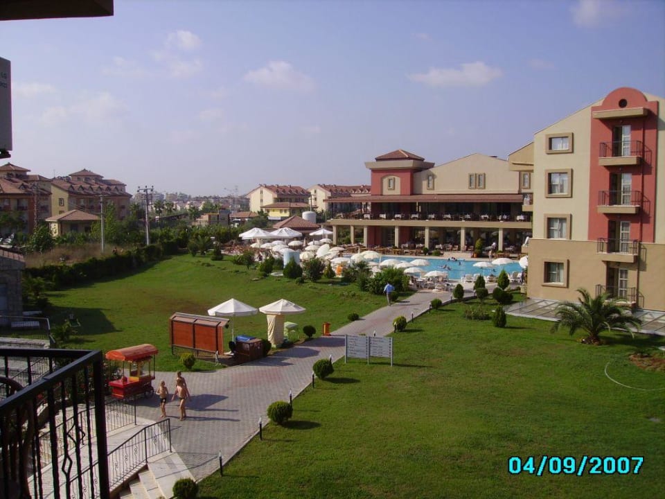 Blick vom Balkon Hotel Victory Resort
