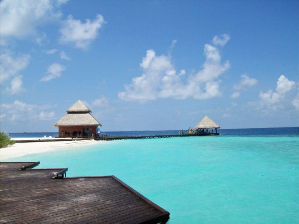 Ausblick von der Bar Adaaran Club Rannalhi - All Inclusive