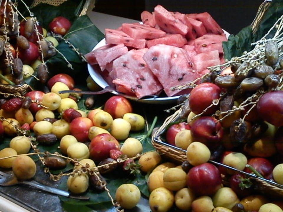 Obst ohne Ende  The Orangers Beach Resort and Bungalows