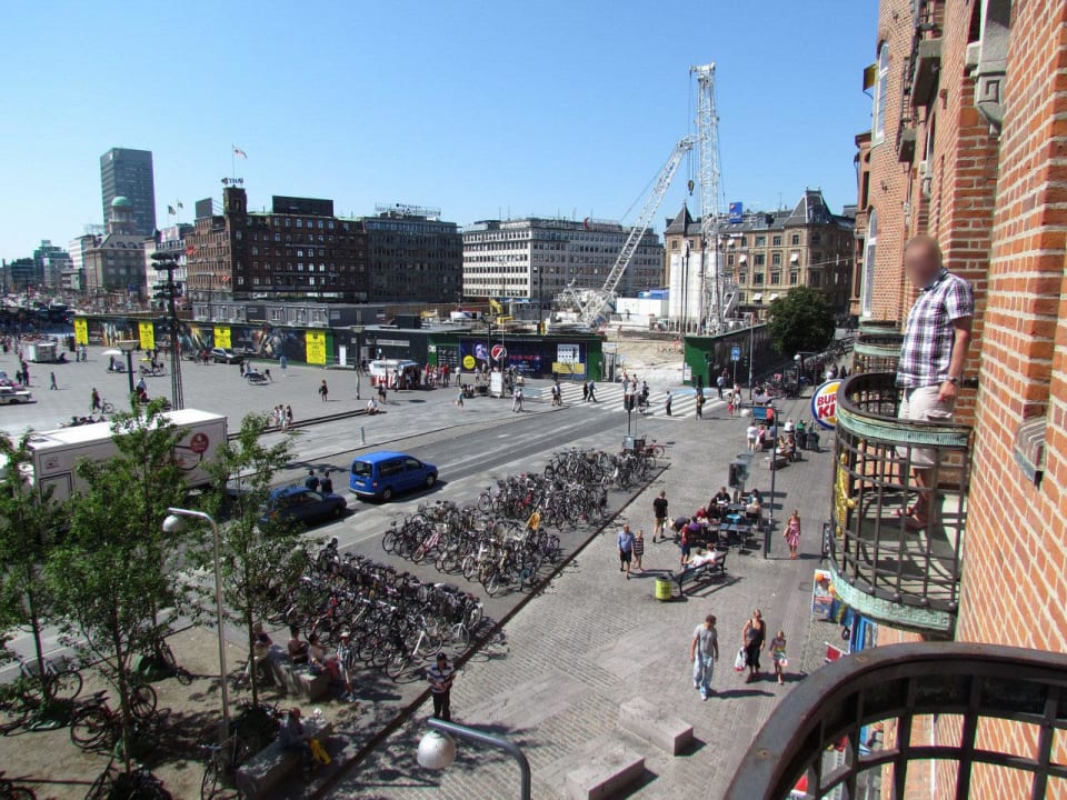 View from Presidential suite #104 Hotel Scandic Palace Copenhagen