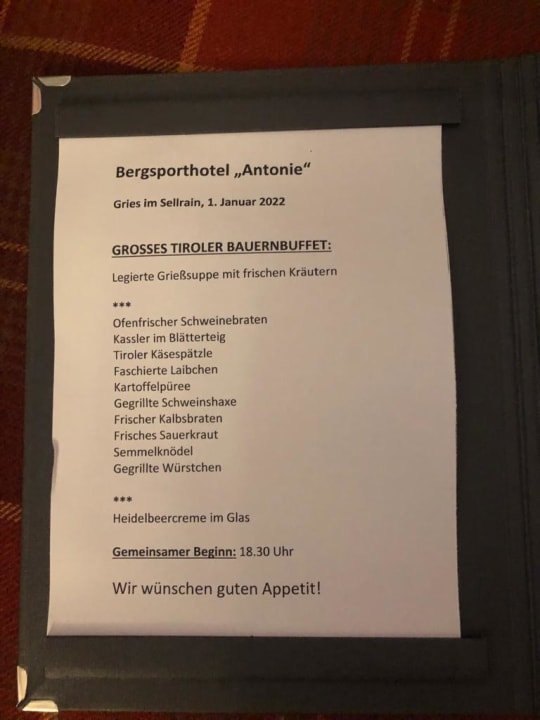 Gastro Bergsporthotel Antonie