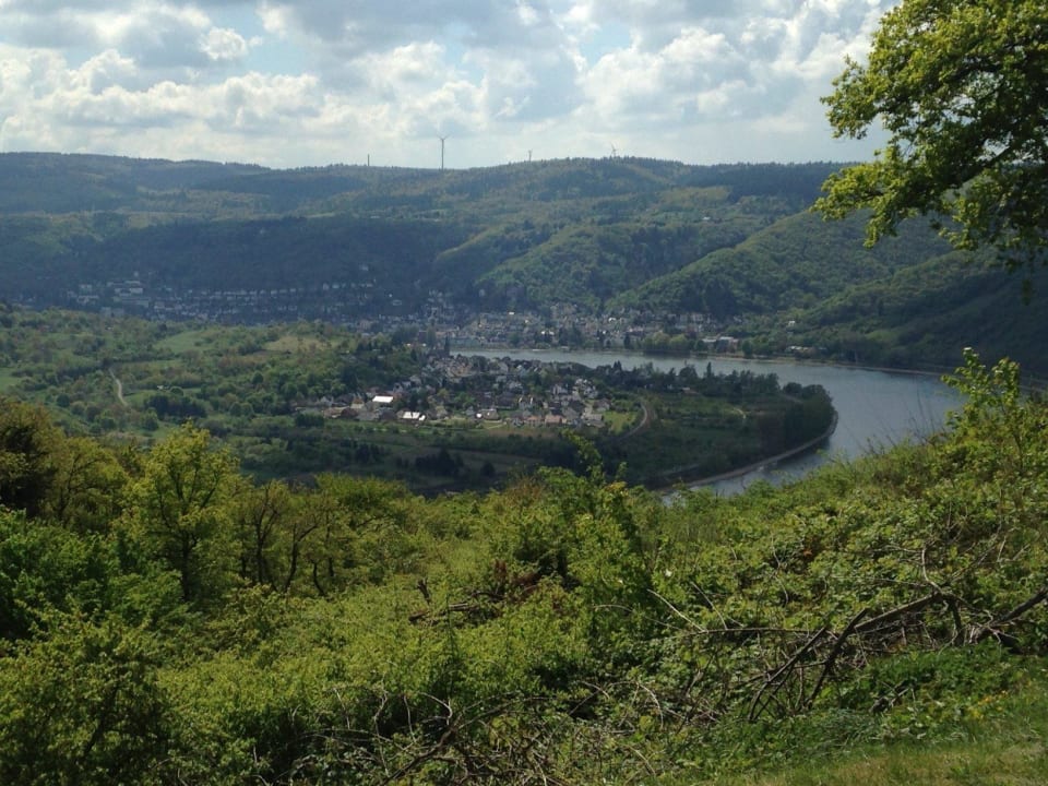 Ausblick aus dem Restaurant Hotel Klostergut Jakobsberg