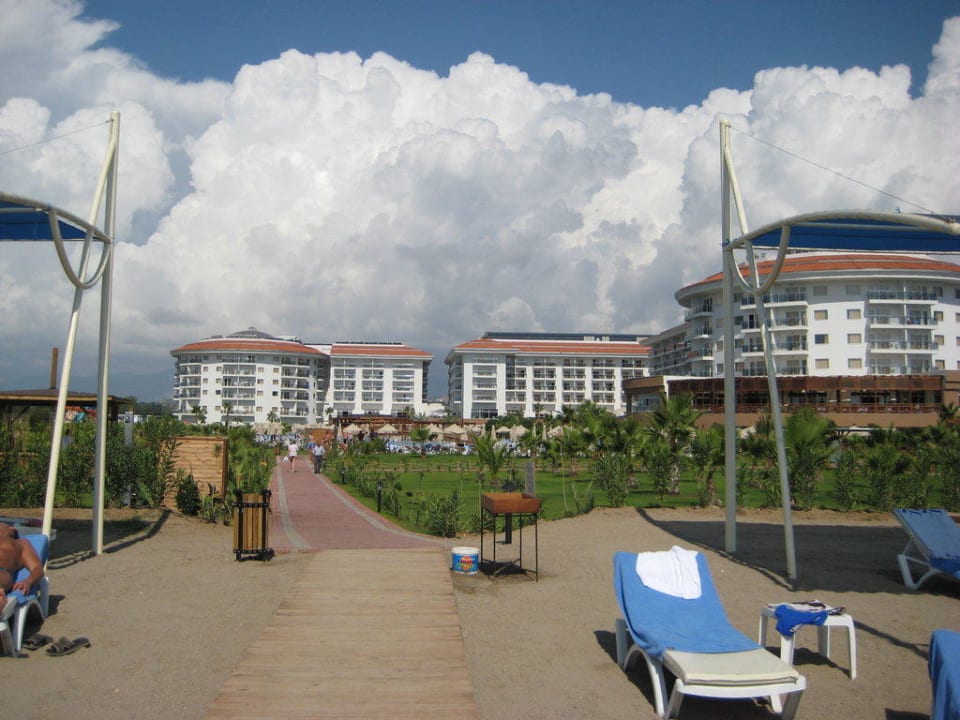 Blick vom Strand Seaden Sea World Resort & Spa