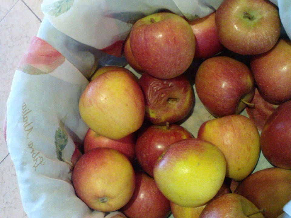 Apfelkorb am Tag des Apfels Wellnessresort Vier Jahreszeiten