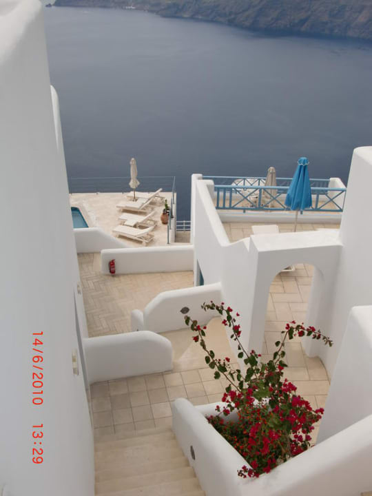 Treppe zum Pool Hotel Absolute Bliss