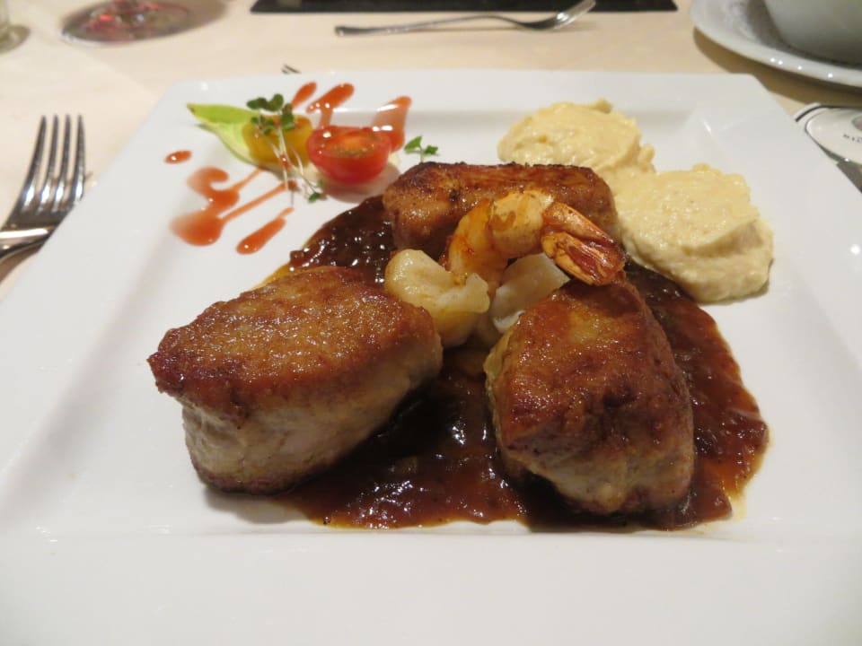 Hauptspeise, sehr lecker MAARIUM Hotel