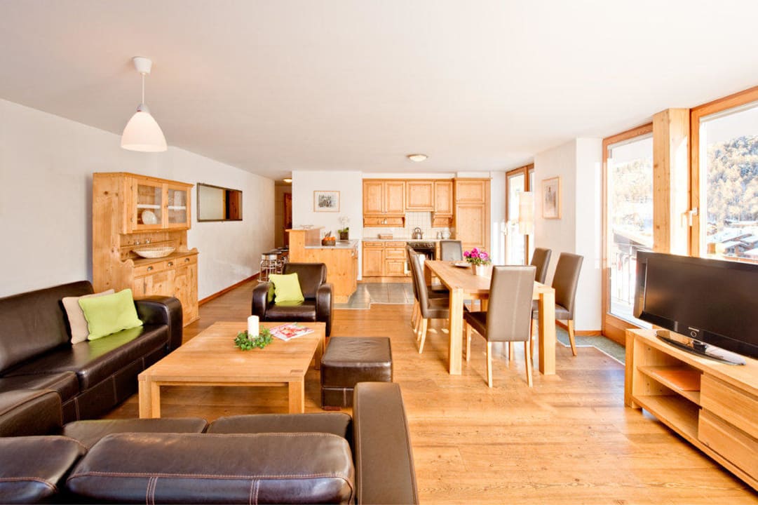 Wohnzimmer/Küche Apt. 160 22 Summits Apartments