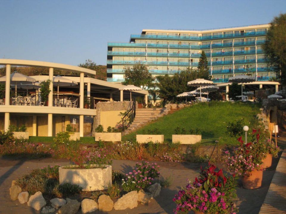 Blick vom Strand Hotel Calypso Beach