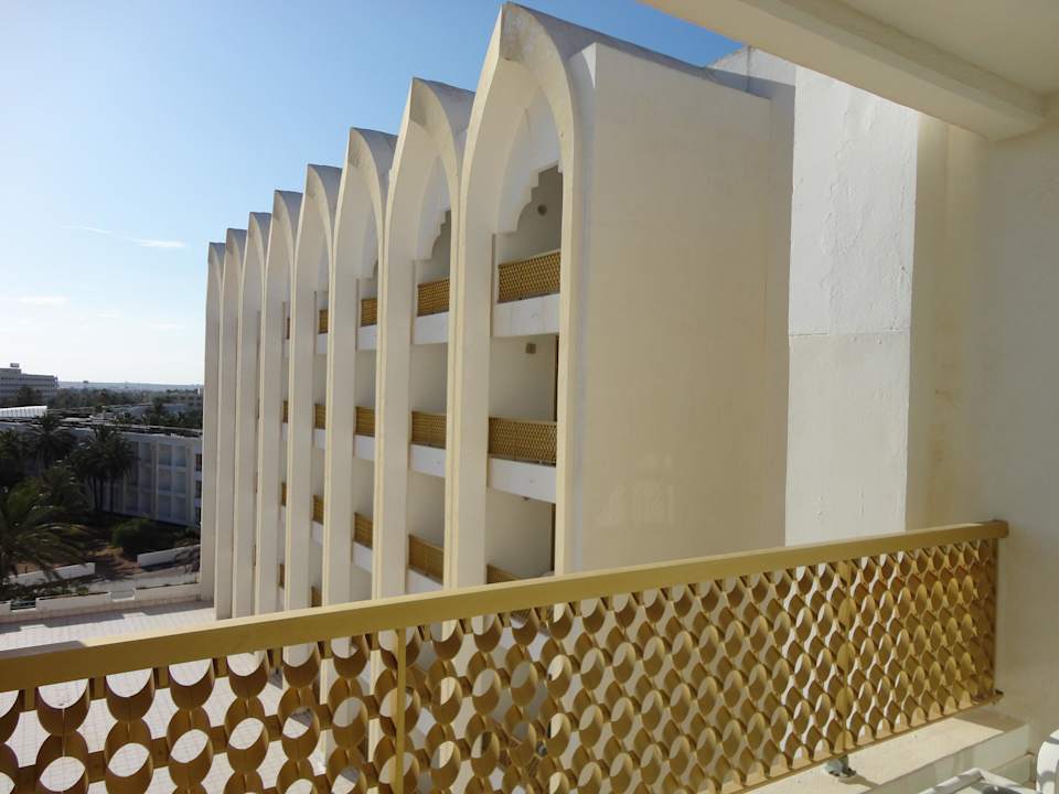 Ausblick vom Balkon Hotel Amir Palace