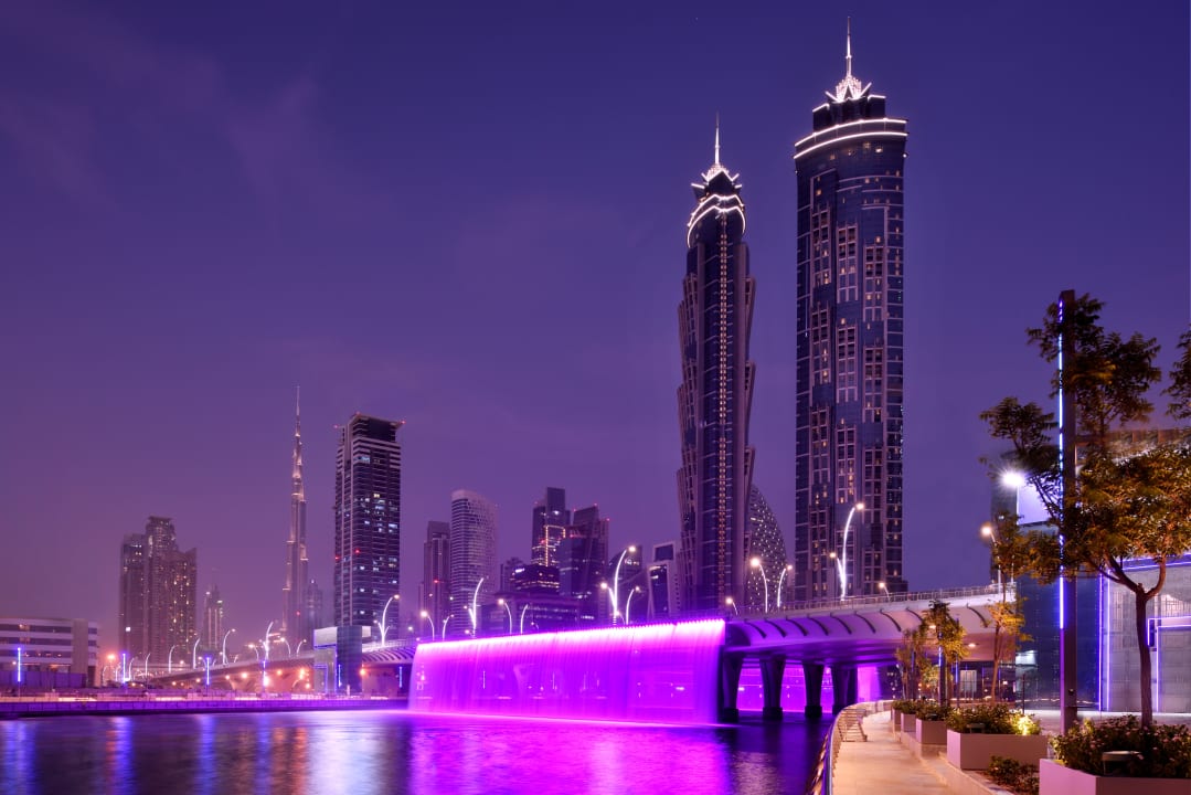 Ausblick JW Marriott Marquis Hotel Dubai