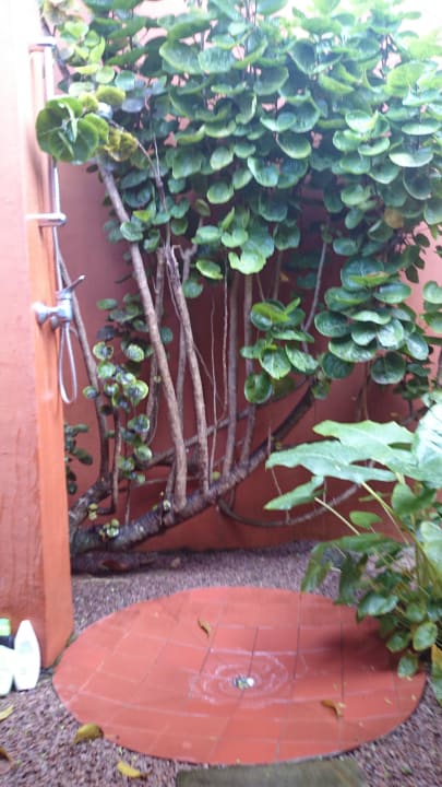 Bad mit Außendusche Hotel Anse Takamaka View