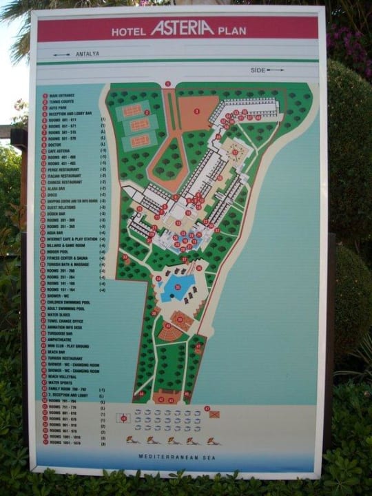 Plan - Übersicht der Anlage Side Star Elegance