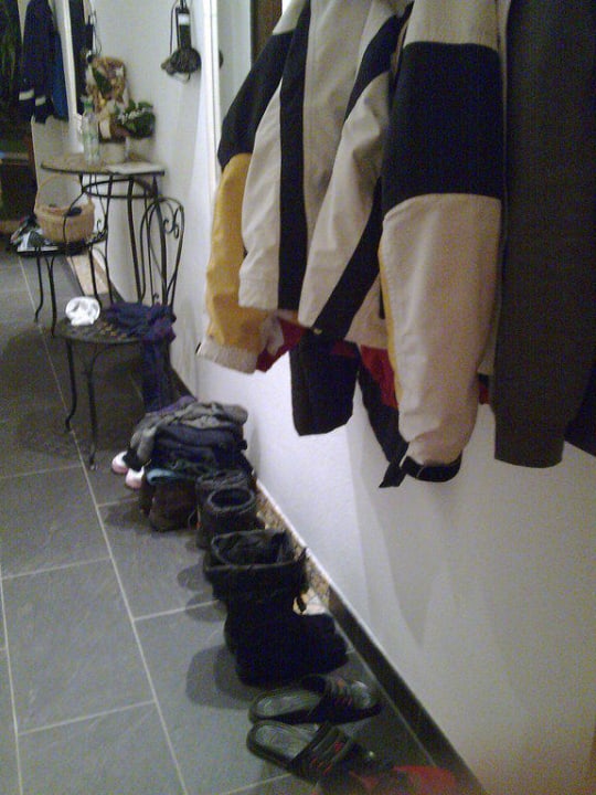 Offener Gang-Garderobe Wellness Hotel Alte & Neue Mühle