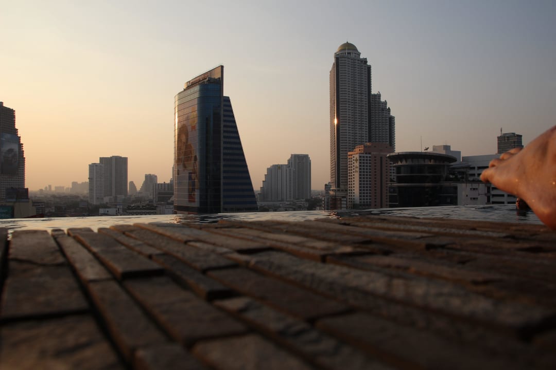 Ausblick vom 14. Stock Eastin Grand Hotel Sathorn