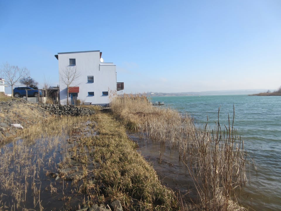 Außenansicht Ferienhaus Seepferdchen im Hainer See