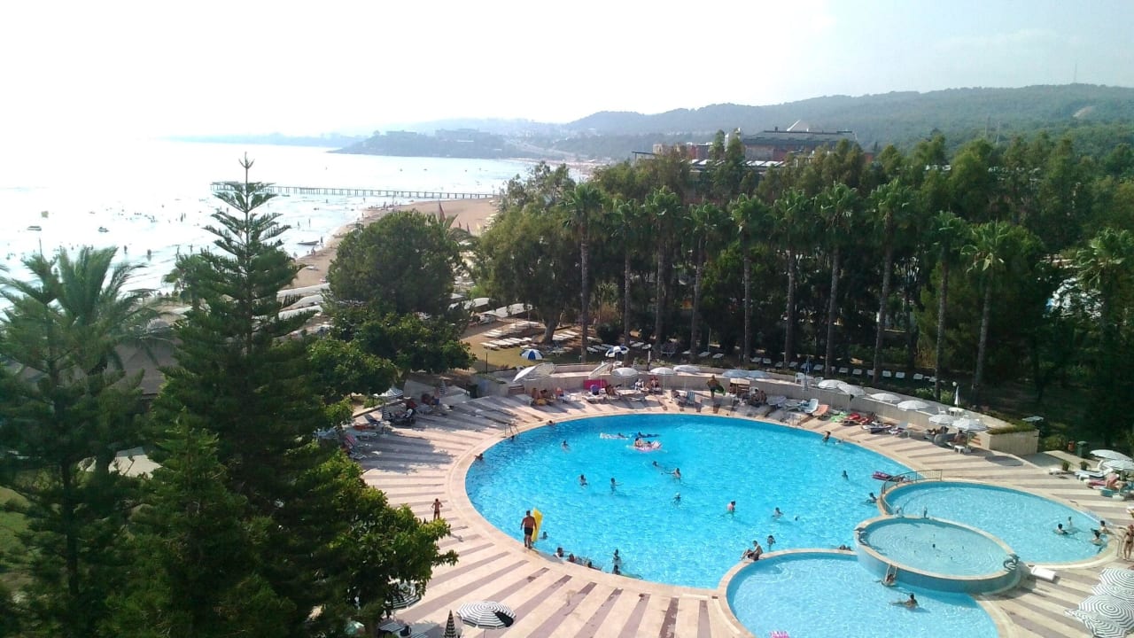 Aussicht vom Balkon Top Hotel