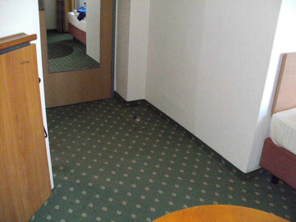 Der Eingangsbereich mit der Spiegeltüre Garner Hotel Hamburg - Wandsbek Marktplatz