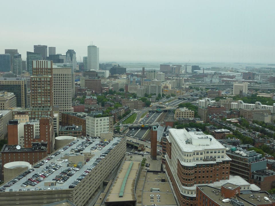 Blick über Boston Hotel Boston Marriott Copley Place