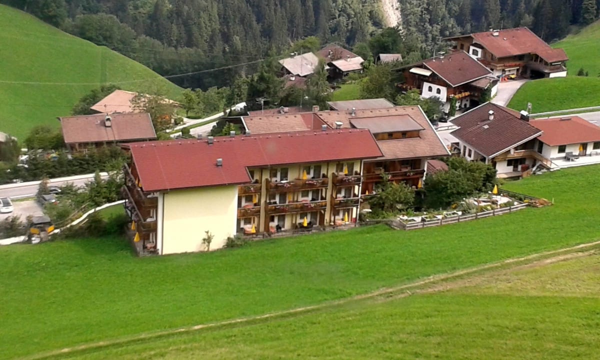 Ansicht von der Gondel Hotel Jörglerhof