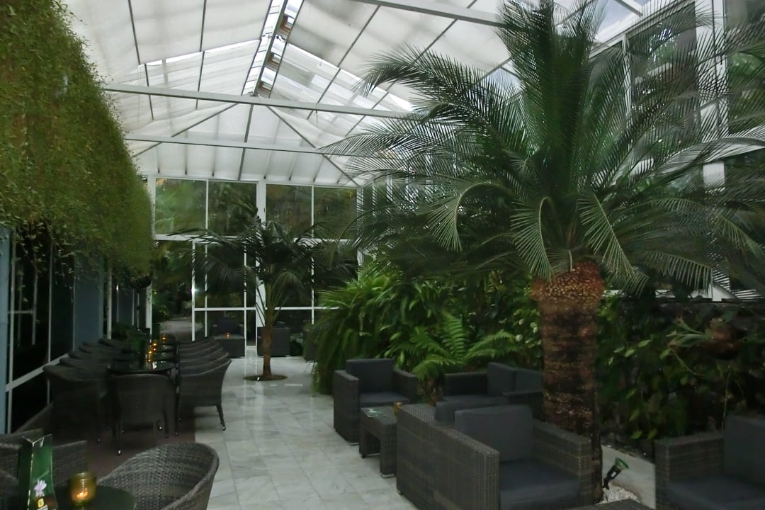 Wintergarten der Bar Hacienda San Jorge