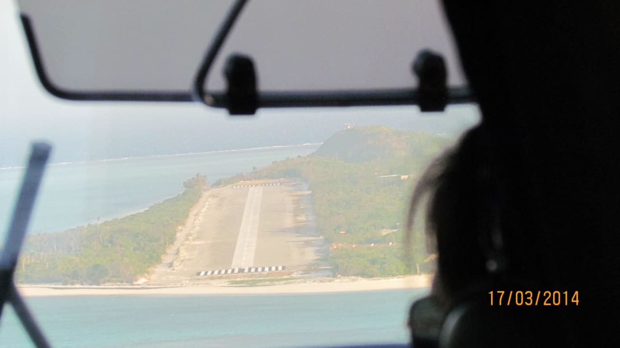 Anflug Amanpulo Hotel Amanpulo Resort