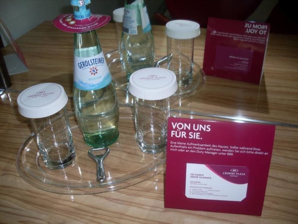 Begrüßungsgetränk Mercure Hotel Wiesbaden City