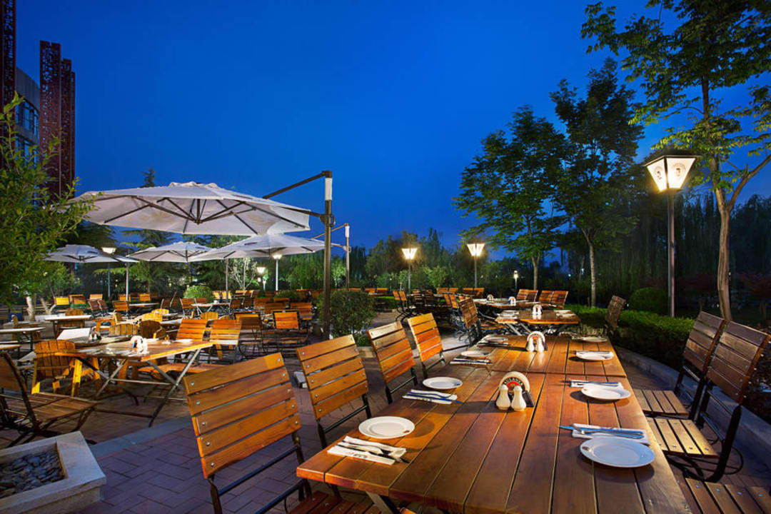Paulaner Beer garden Kempinski Hotel Xi'an
