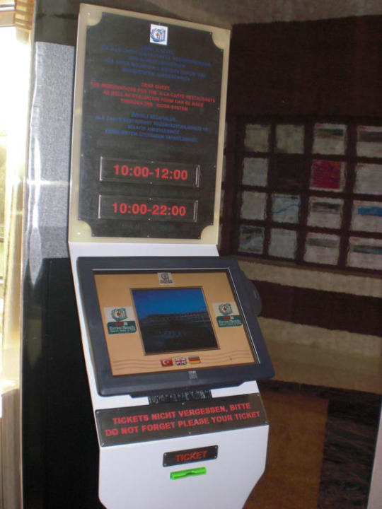 Reservierungsapperat für A La Card Restaurants Sunis Evren Beach Resort Hotel & Spa