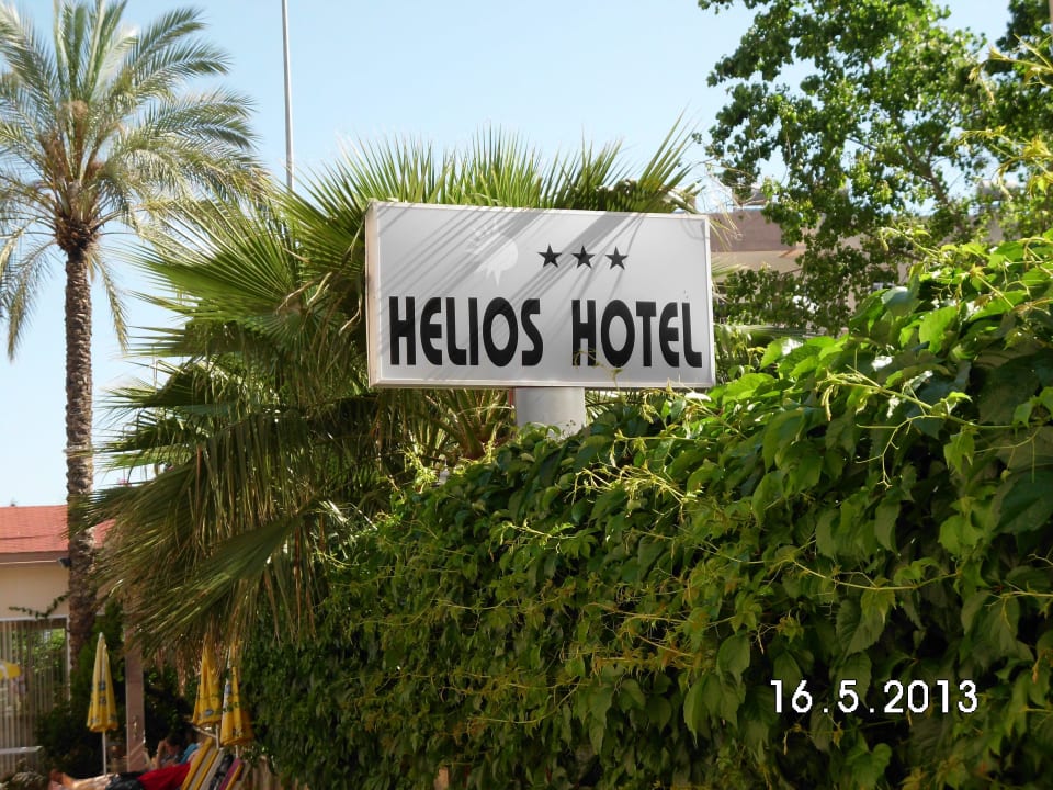 Seitenstrasse vom Helios Hotel Helios