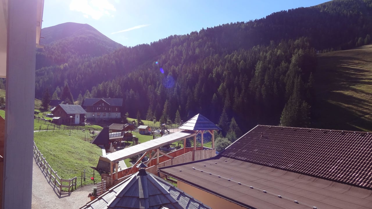 Ausblick vom Zimmer Alm-Resort Frühauf