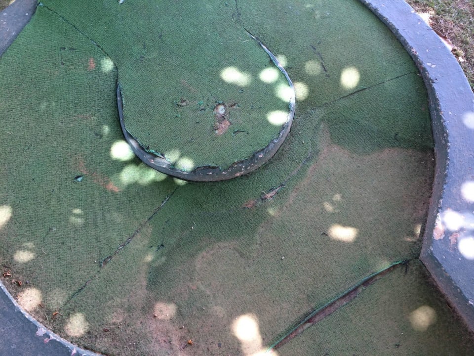 Defekte Minigolf Anlage Grand Palladium Select Bávaro Resort & Spa