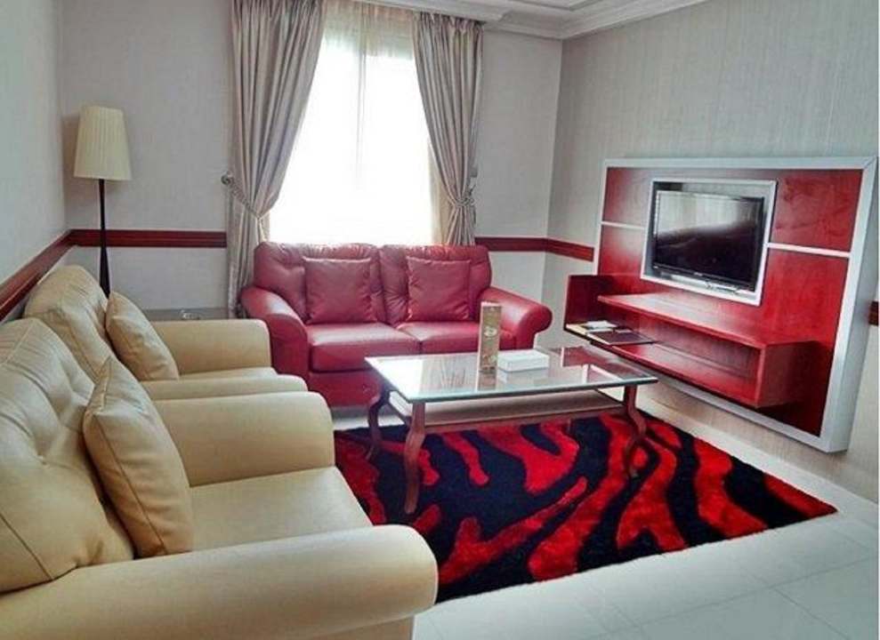 Living Room-1BHK Hala Inn Hotel Apartments