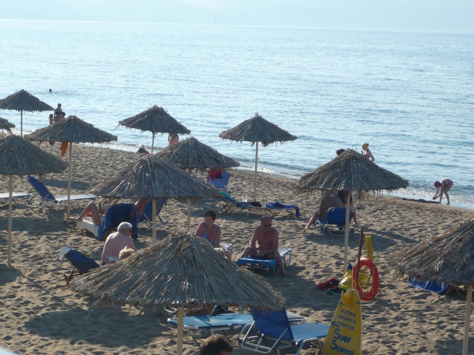 Strand in der Abenddämmerung Civitel Creta Beach