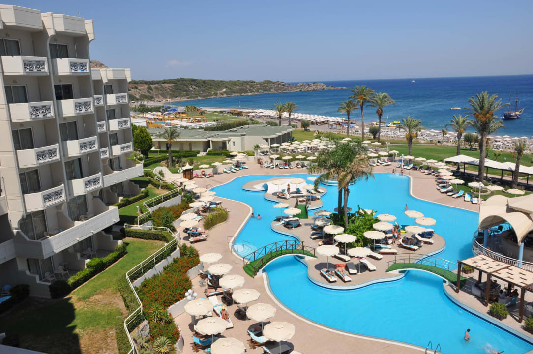 Blick von Zimmer 2302 Rodos Palladium Leisure & Wellness