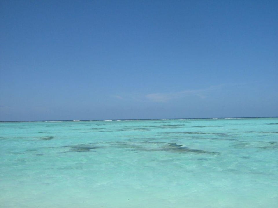 Devant notre water villa Meeru Maldives Resort Island