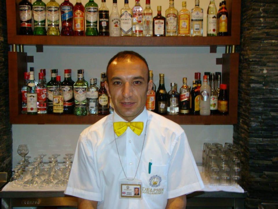 Erstklassige Bedienung in der  Lobby-Bar Hotel Delphin Diva