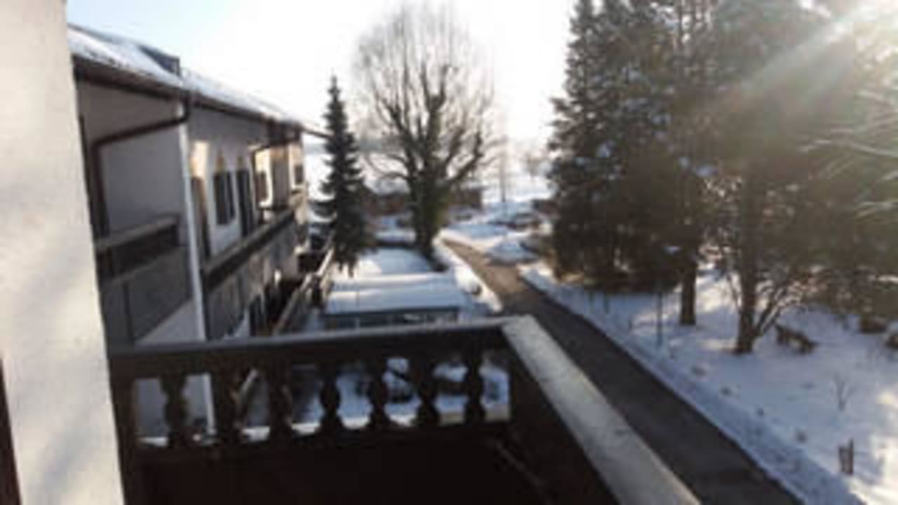 Ausblick vom Zimmer Hotel Farbinger Hof