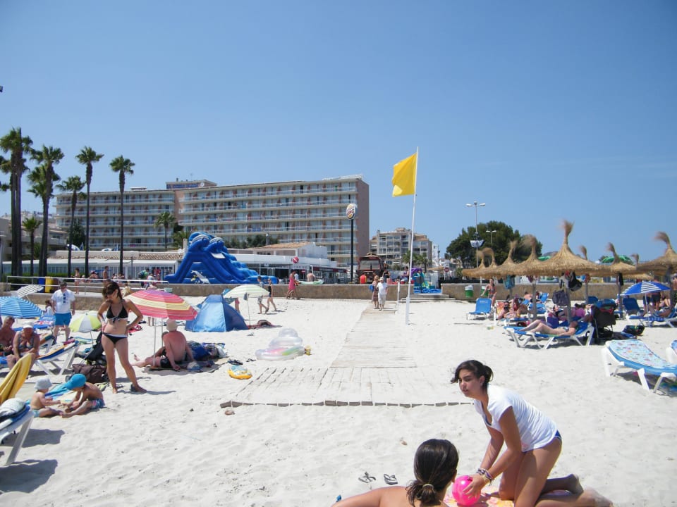 Strand m. gelber Flagge Protur Vista Badia Aparthotel