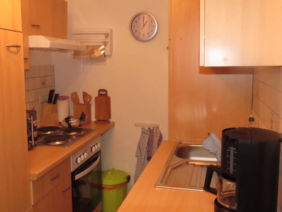 Küche des Ferienhauses Ferienwohnung Genetzkie