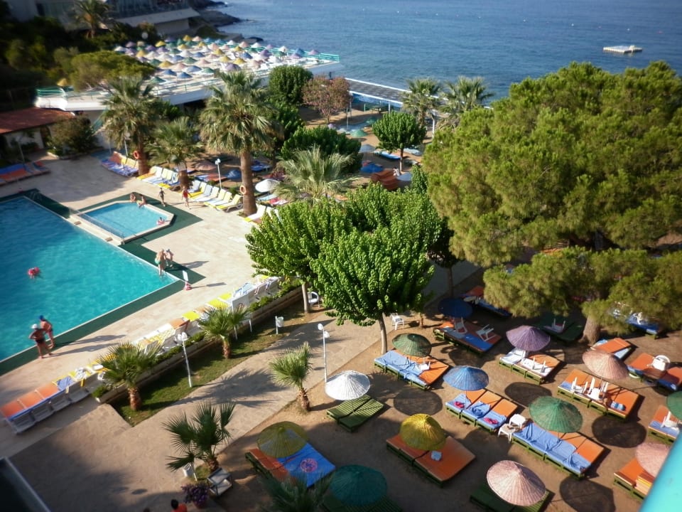 Blick auf den Pool Hotel Grand Efe